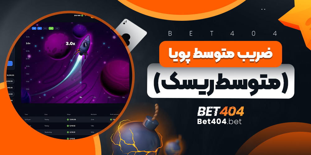 ضریب متوسط پویا در بازی انفجار